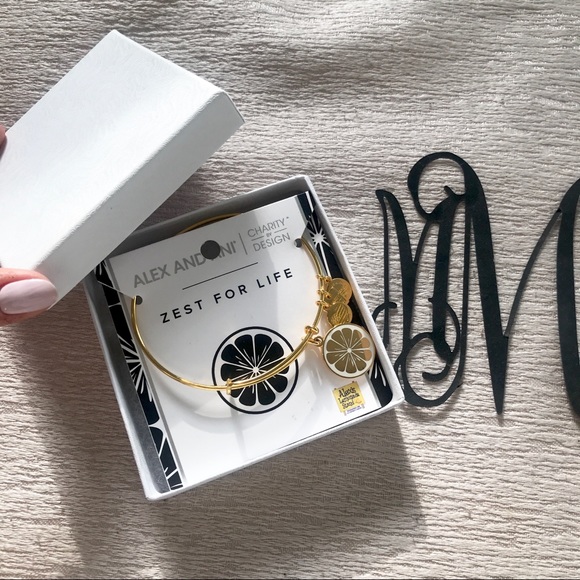 Alex and Ani | gold Zest for Life charm bracelet - Picture 2 of 4